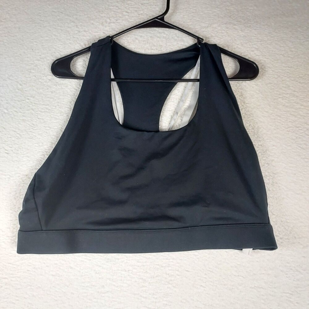 Fabletics Black Sports Bra Women’s Size 2X Racerback Activewear Support Top